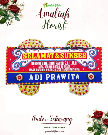 Papan Bunga Ucapan Selamat Baledono